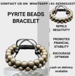 Golden Radiance Pyrite Beads Bracelet